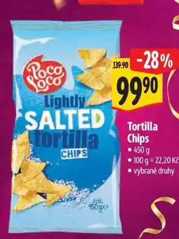 Albert Tortilla Chips 450 g nabídka