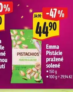 Albert Emma Pistácie pražené solené 150 g nabídka