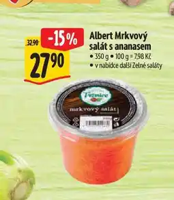 Albert Albert Mrkvový salát s ananasem 350 g nabídka