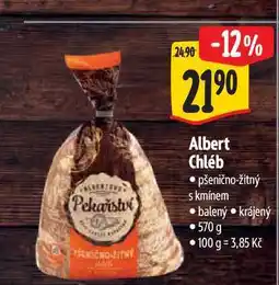 Albert Albert Chléb 570 g nabídka