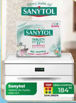 Tamda Foods Sanytol Tablety do myčky 40ks 4v1 nabídka
