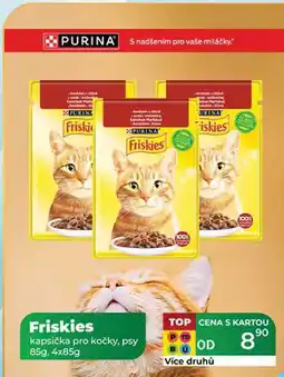Tamda Foods Friskies kapsička pro kočky, psy 85g, 4x85g nabídka