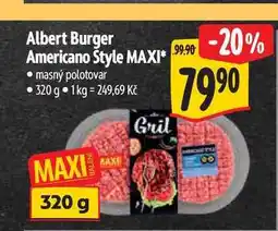 Albert Albert Burger Americano Style MAXI 320 g nabídka