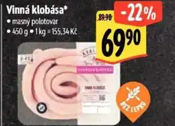 Albert Vinná klobása nabídka