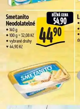 Albert Smetanito Neodolatelné 140g nabídka