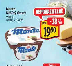 Albert Monte Mléčný dezert • 150 g nabídka
