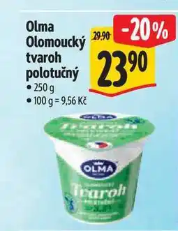 Albert Olma Olomoucký tvaroh polotučný 250 g nabídka