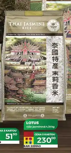Tamda Foods LOTUS rýže jasminová 4,54kg nabídka