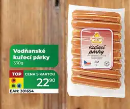Tamda Foods Vodňanské kuřecí párky 330g nabídka