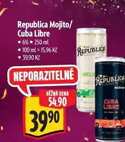 Albert Republica Mojito/ Cuba Libre 250 ml nabídka