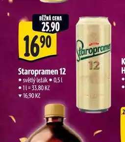 Albert Staropramen 12 0,5 l nabídka