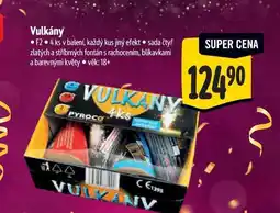 Albert Vulkány 4 ks v balení nabídka