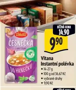 Albert Vitana Instantní polévka 14-27 g nabídka