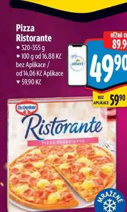 Albert Pizza Ristorante 320-355 g nabídka