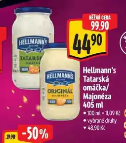 Albert Hellmann's Tatarská ORIGINÁL omáčka/ Majonéza 405 ml nabídka
