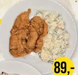 Jip Vepřový řízek, bramborový salát nabídka