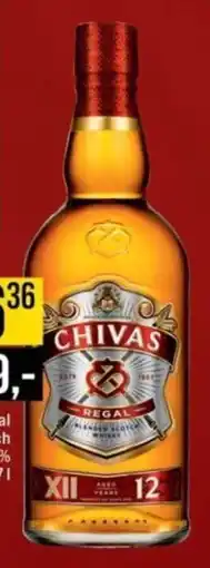 Jip Chivas Regal Blended Scotch Whisky 12YO 40% nabídka