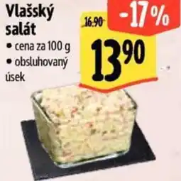 Albert Vlašský salát nabídka