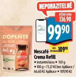 Albert Nescafé Crema Refill nabídka