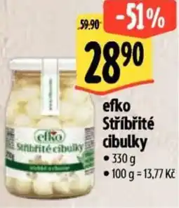 Albert Efko Stříbřité cibulky nabídka