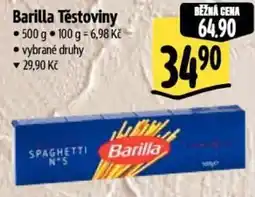 Albert Barilla Těstoviny nabídka