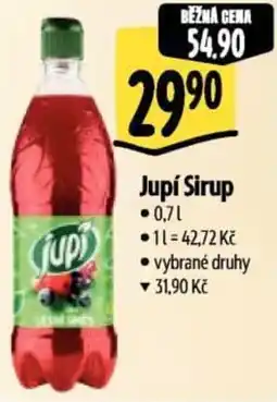 Albert Jupí Sirup nabídka