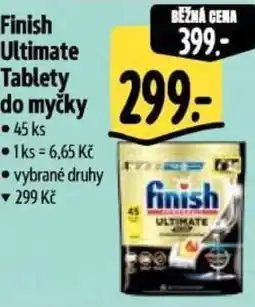 Albert Finish Ultimate Tablety do myčky nabídka