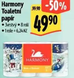 Albert Harmony Toaletní papír nabídka