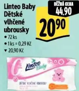 Albert Linteo Baby Dětské vlhčené ubrousky nabídka