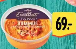 Albert Hummus s grilovanou zeleninou nabídka