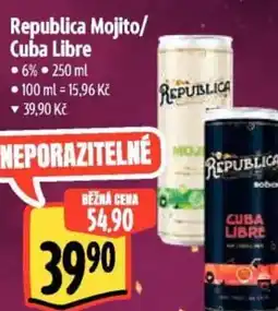 Albert Republica Mojito/ Cuba Libre nabídka