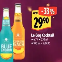 Albert Le Coq Cocktail nabídka
