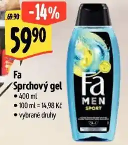 Albert Fa Sprchový gel nabídka