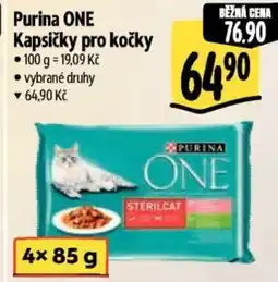 Albert Purina ONE Kapsičky pro kočky nabídka