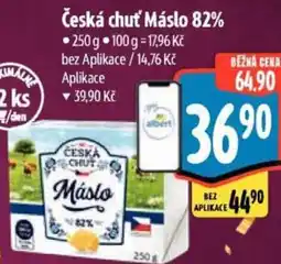 Albert Česká chuť Máslo 82% nabídka