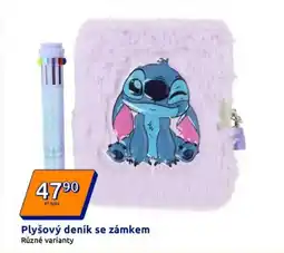Action Plyšový deník se zámkem nabídka