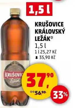 Penny Market Krušovice královský ležák nabídka