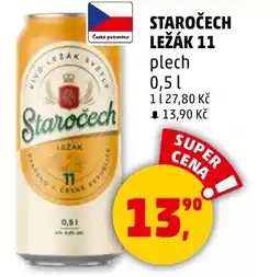 Penny Market Staročech ležák 11 plech nabídka