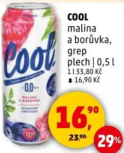 Penny Market COOL malina a borůvka, grep plech nabídka