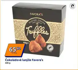 Action Čokoládové lanýže Favora's nabídka