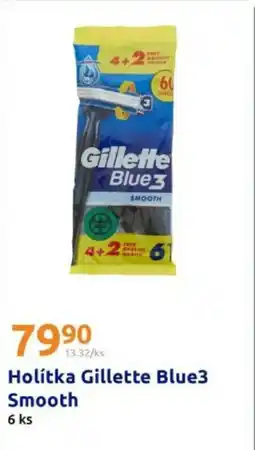 Action Holítka Gillette Blue3 Smooth nabídka