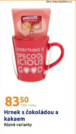 Action Hrnek s čokoládou a kakaem nabídka