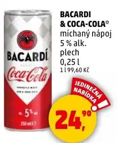 Penny Market Bacardi & coca-cola nabídka