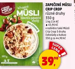 Penny Market Zapečené müsli crip crop nabídka