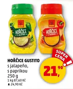 Penny Market Hořčice gustito s jalapeño, s paprikou nabídka