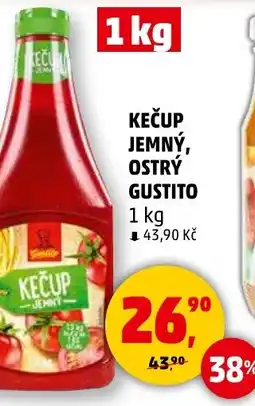 Penny Market Kečup jemný, ostrý gustito nabídka
