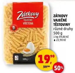 Penny Market Zátkovy vaječné těstoviny nabídka