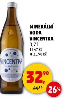 Penny Market Minerální voda vincentka nabídka