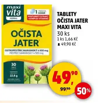 Penny Market Tablety očista jater maxi vita nabídka
