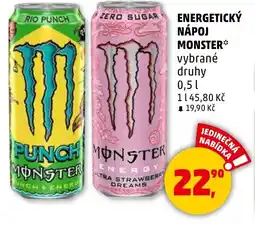 Penny Market Energetický nápoj monster nabídka